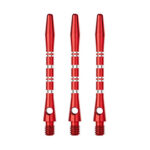 Anodised Aluminium Re-Grooved Short Type A red