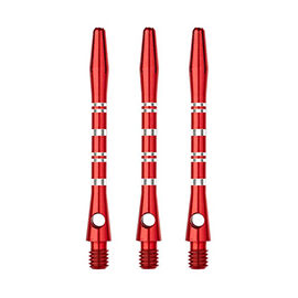 Anodised Aluminium Re-Grooved Short Type A red