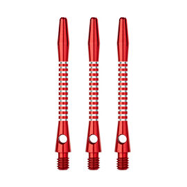 Anodised Aluminium Re-Grooved Short Type b Red