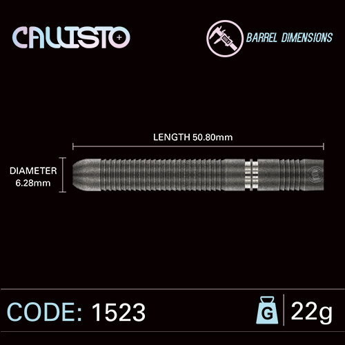 Callisto 1: 23 gram 90% Tungsten - Image 3